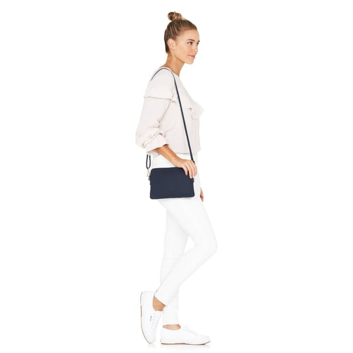 Bowery Wallet French Navy - Clutch