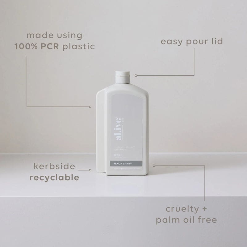 1 Litre Bench Spray Refill | Lemon & Pomegranate - General