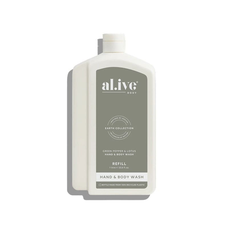 1 Litre Wash Refill | Green Pepper & Lotus - General