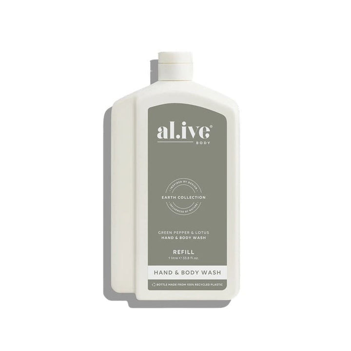 1 Litre Wash Refill | Green Pepper & Lotus - General