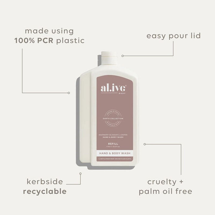 1 Litre Wash Refill | Raspberry Blossom & Juniper - General