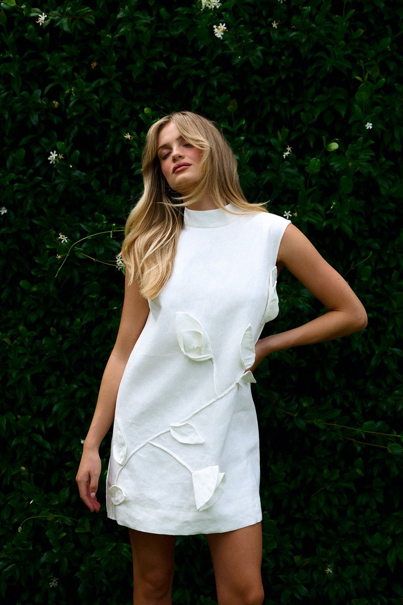 Centre Court Dress | Ivory