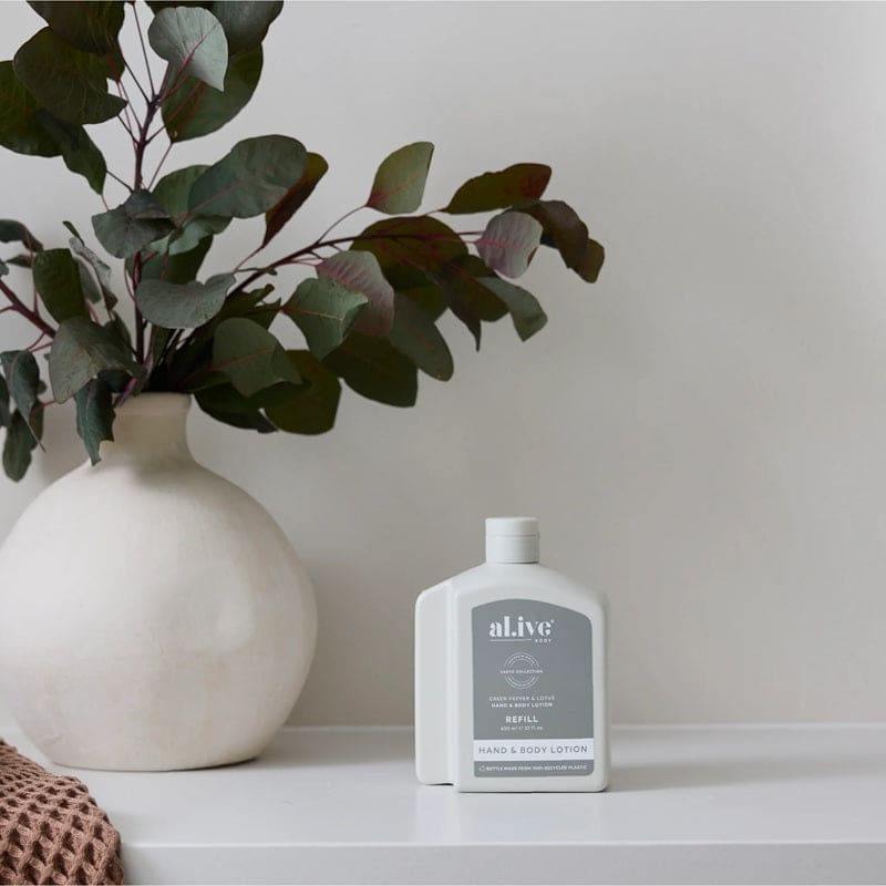 650ml Lotion Refill | Green Pepper & Lotus - General