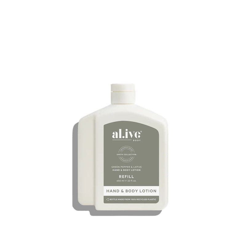 650ml Lotion Refill | Green Pepper & Lotus - General