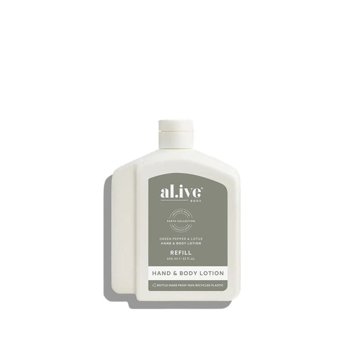 650ml Lotion Refill | Green Pepper & Lotus - General