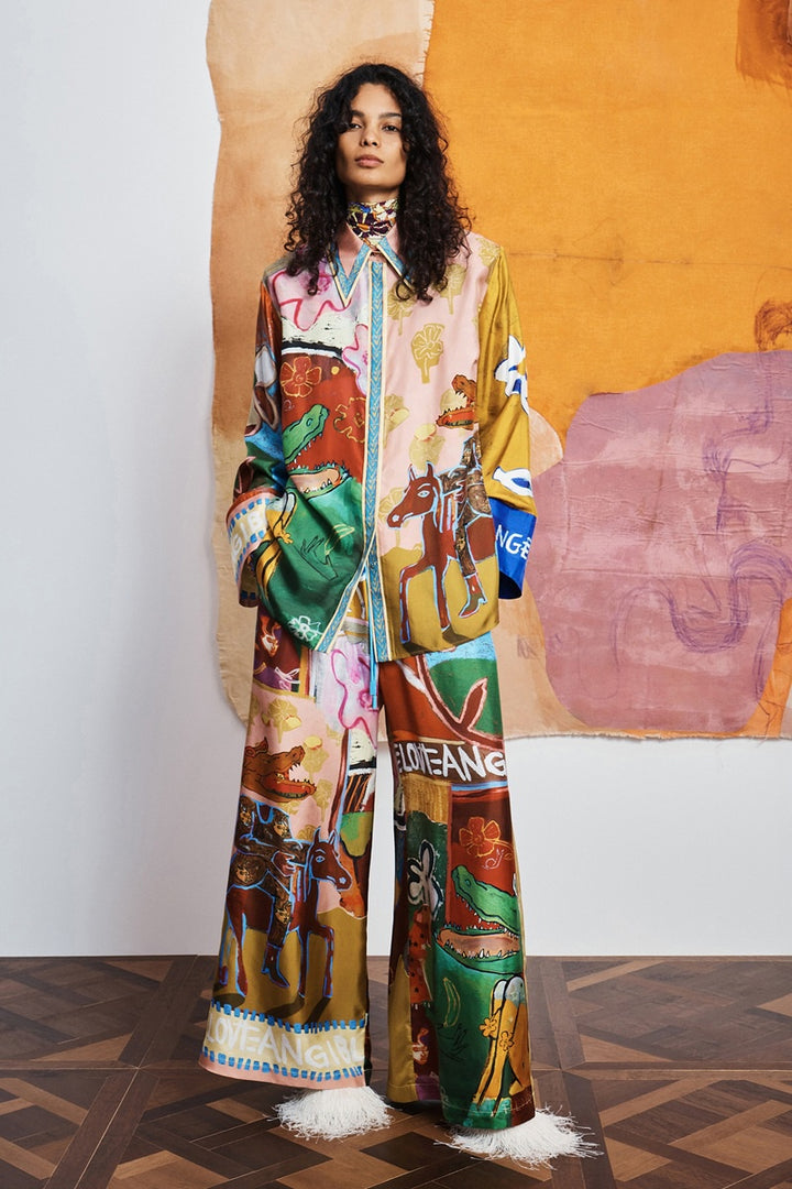 Milak Silk Pant