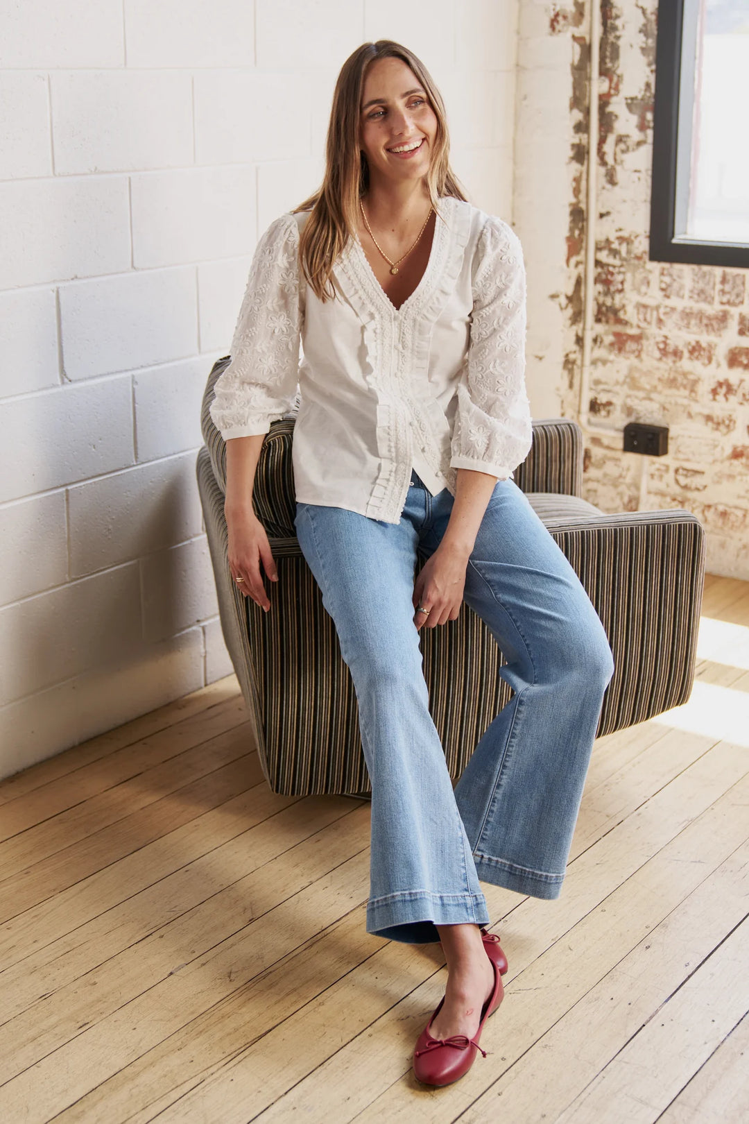 Alicia Shirt | White