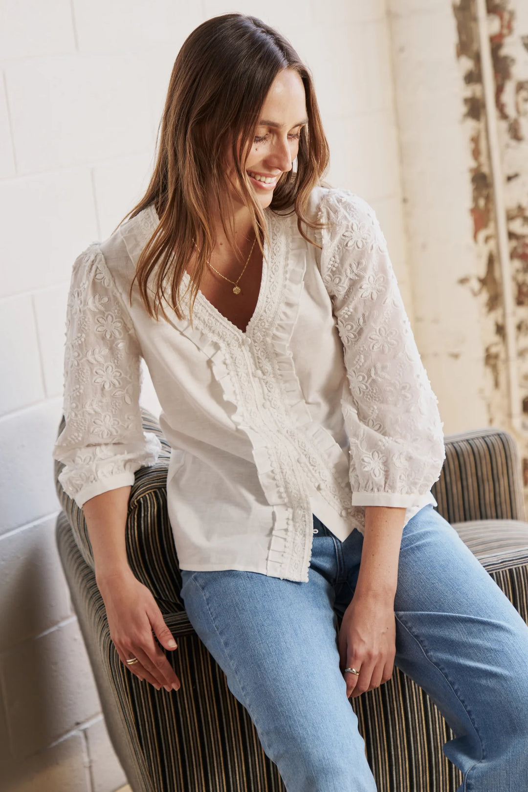 Alicia Shirt | White