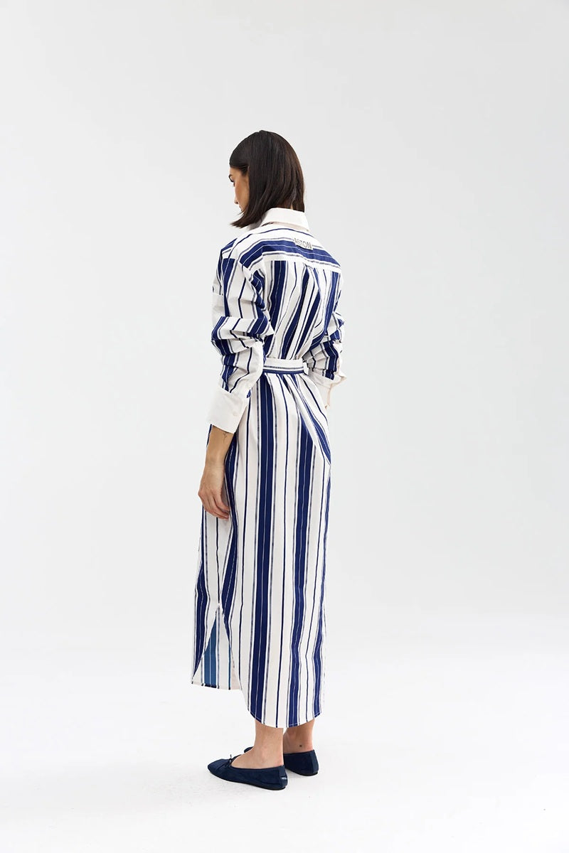 Buddy Shirtdress | Royal Stripe