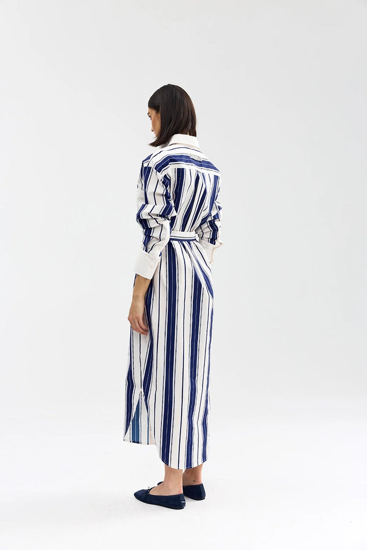 Buddy Shirtdress | Royal Stripe