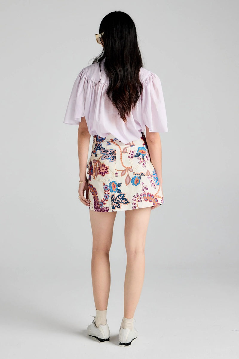 Alegra Skirt | Cream Multi