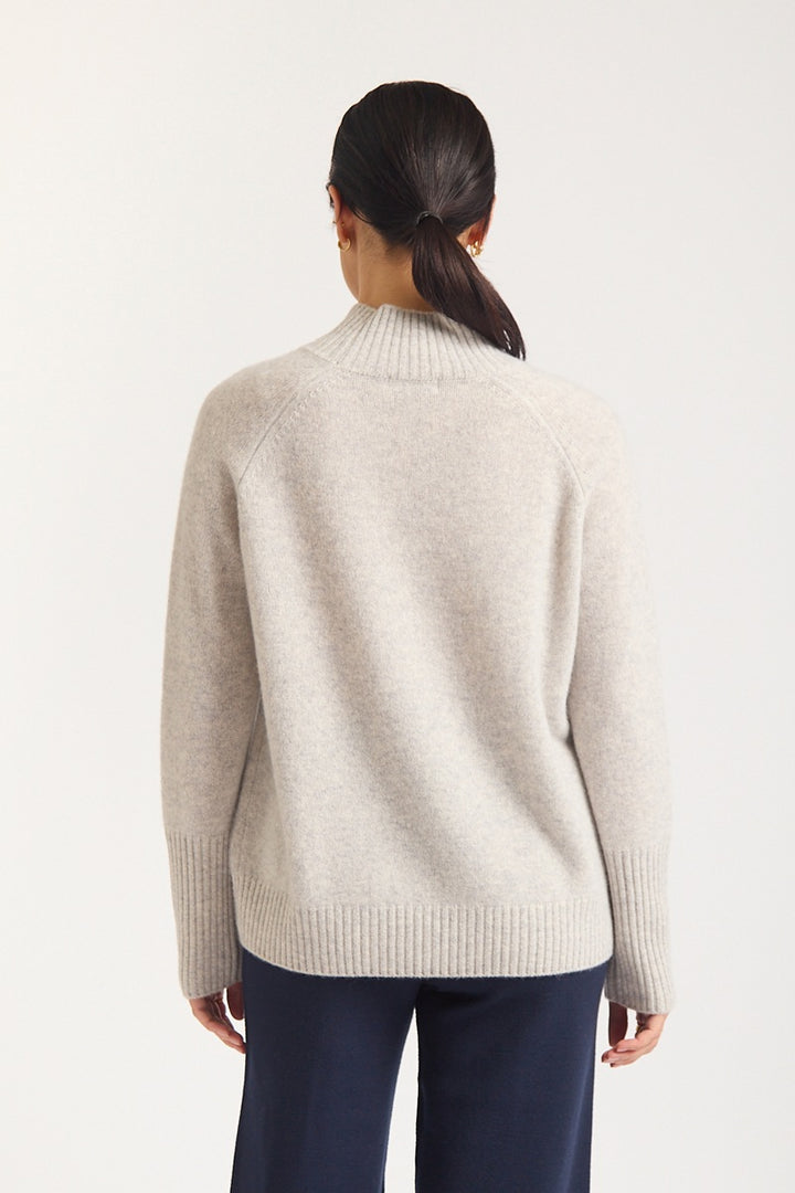 Fifi Polo Sweater | Frost