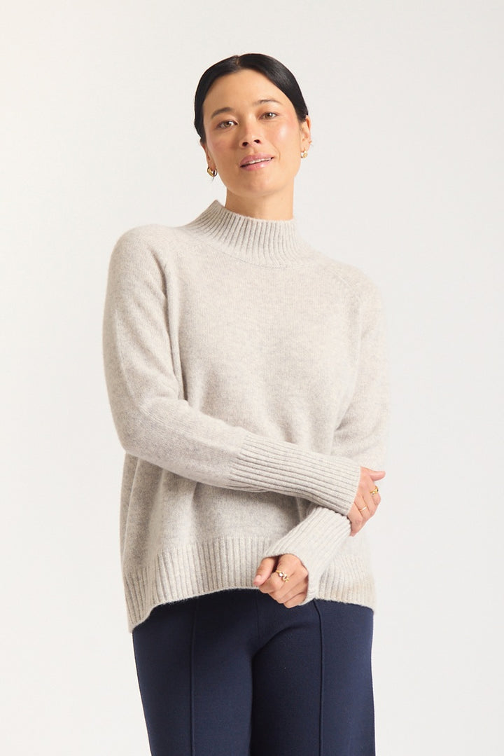 Fifi Polo Sweater | Frost