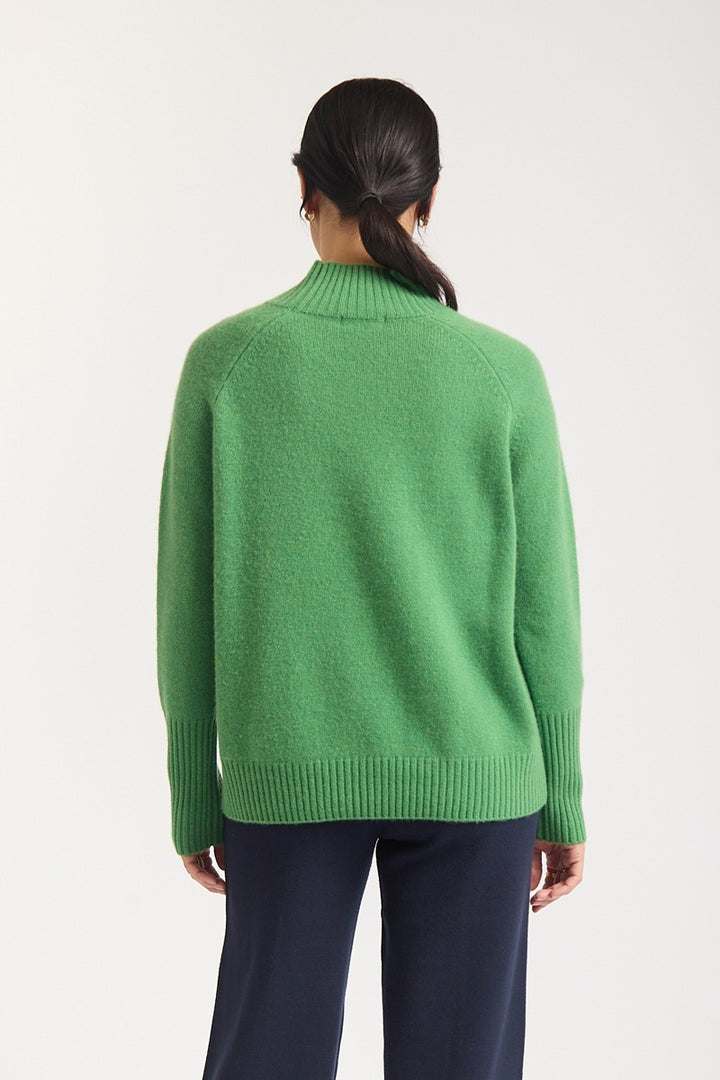 Fifi Polo Sweater | Avocado