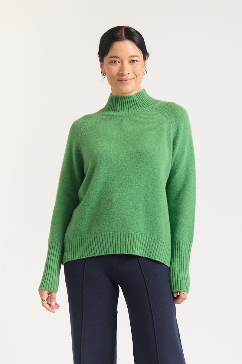 Fifi Polo Sweater | Avocado
