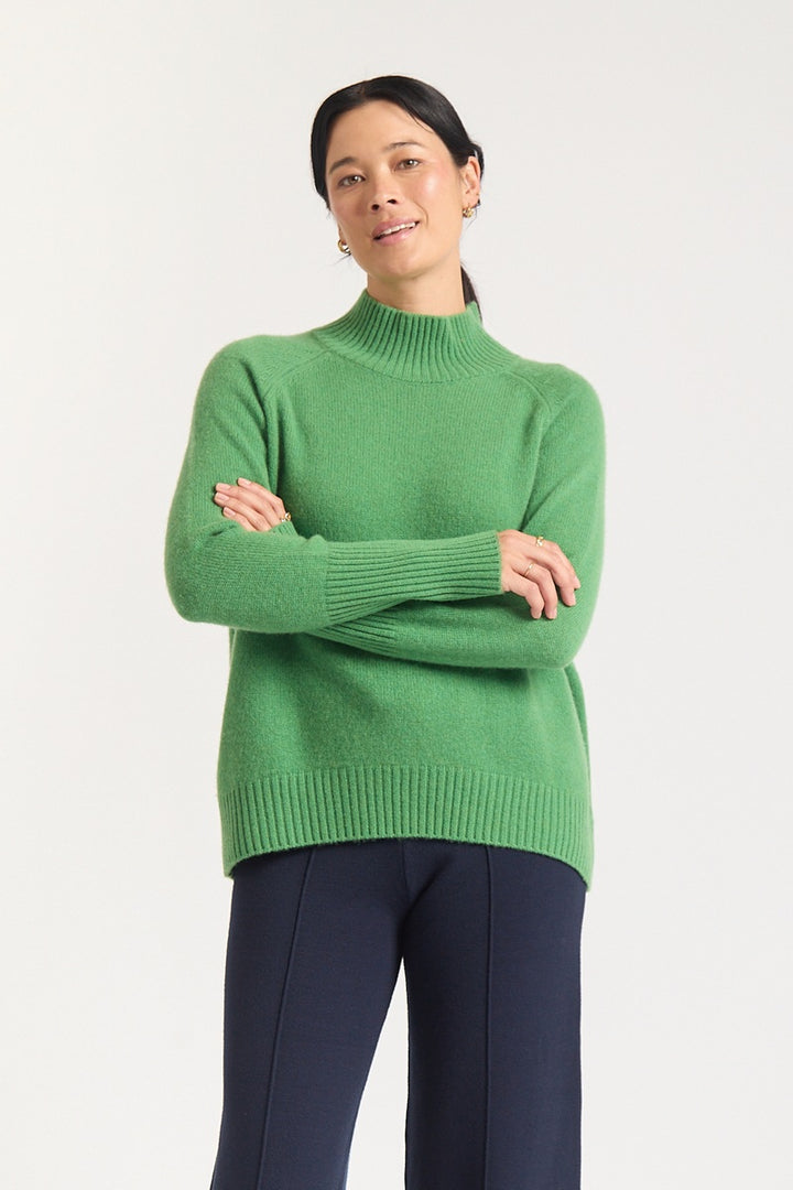 Fifi Polo Sweater | Avocado