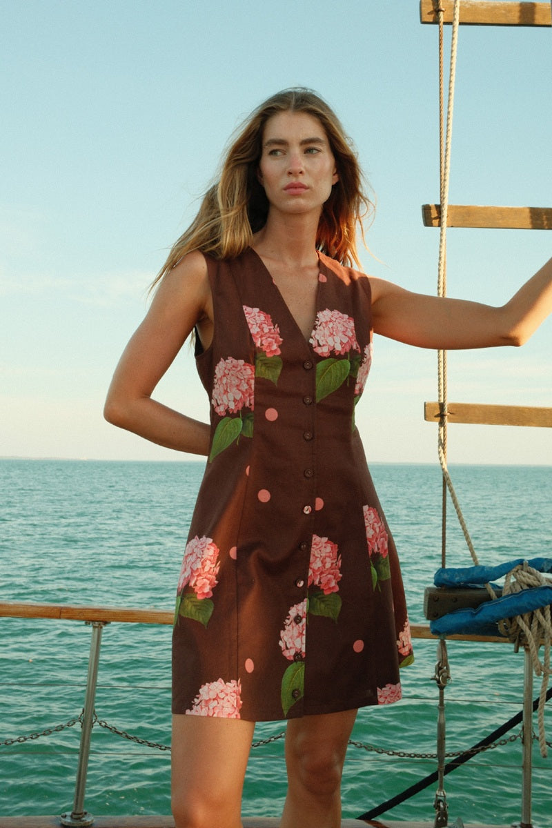 Freya Mini Dress | Oahu Polka Dot