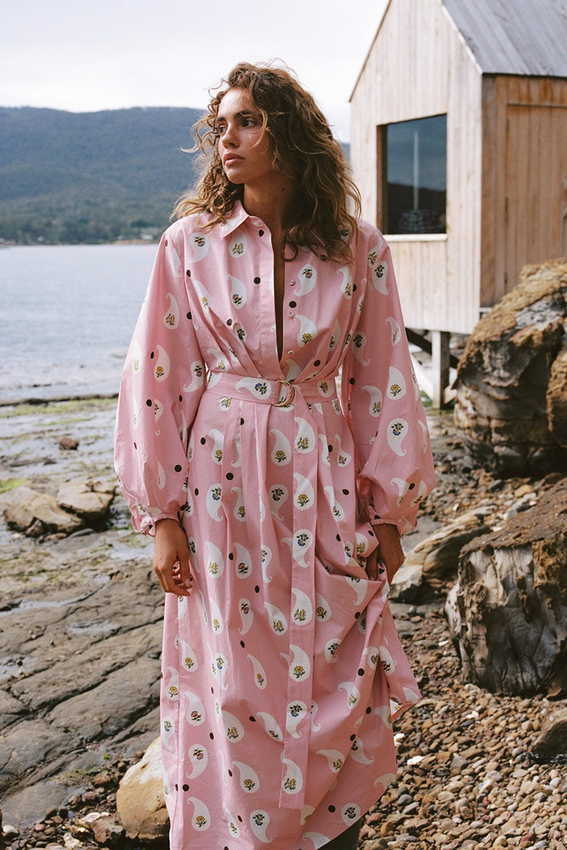 Emily Shirt Dress | Bicheno Paisley