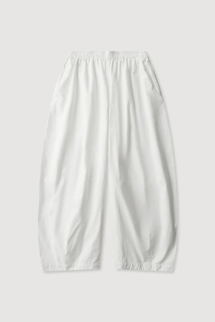 Lola Barrel Pant | White