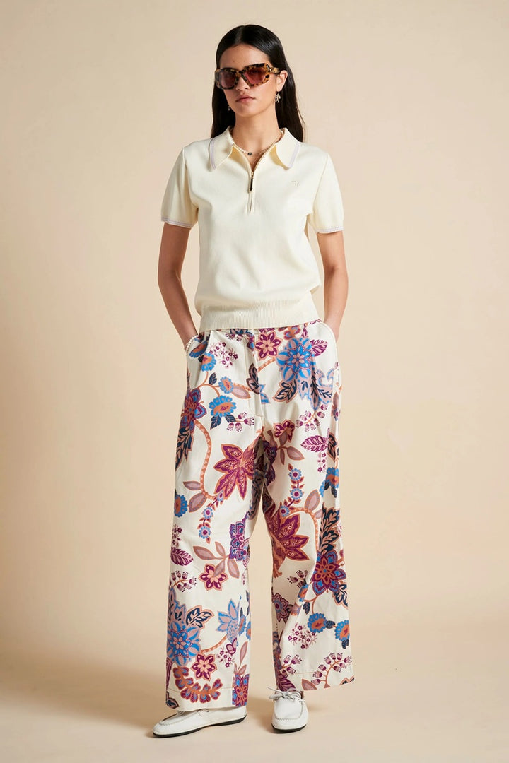 Avante Pant | Cream Multi