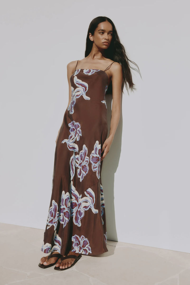 Azalea Cupro Slip Dress