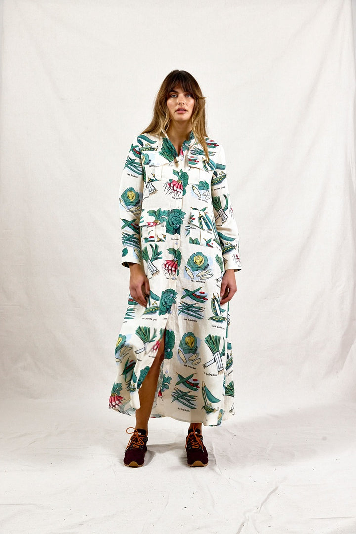I Beg Your Pardon In The Veggie Garden Maxi Dress