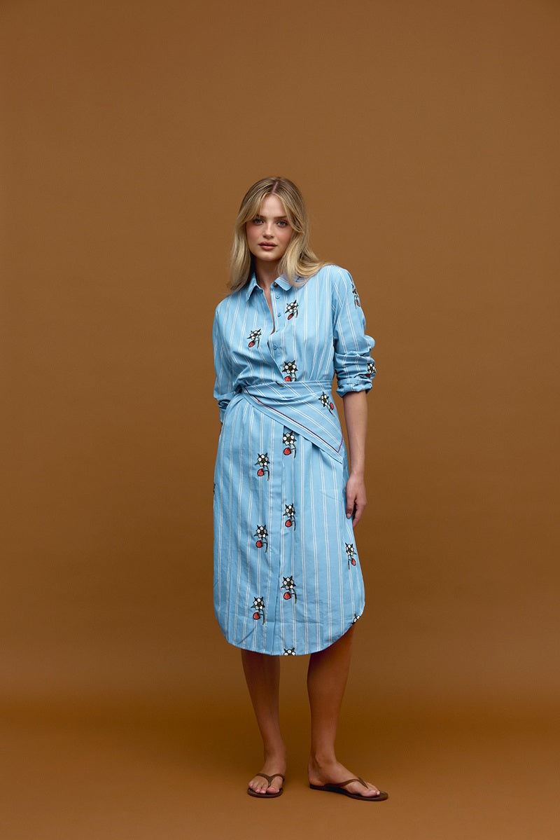 The Open Shirt Dress