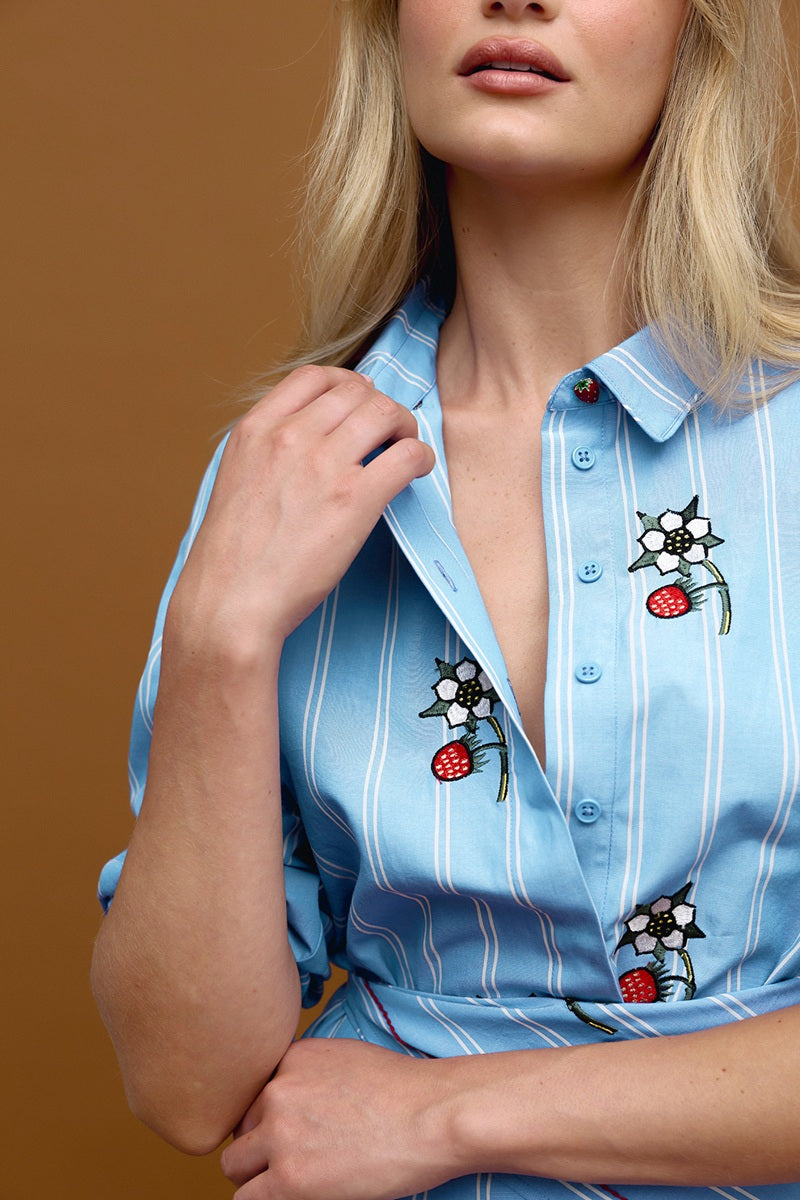 The Open Shirt Dress