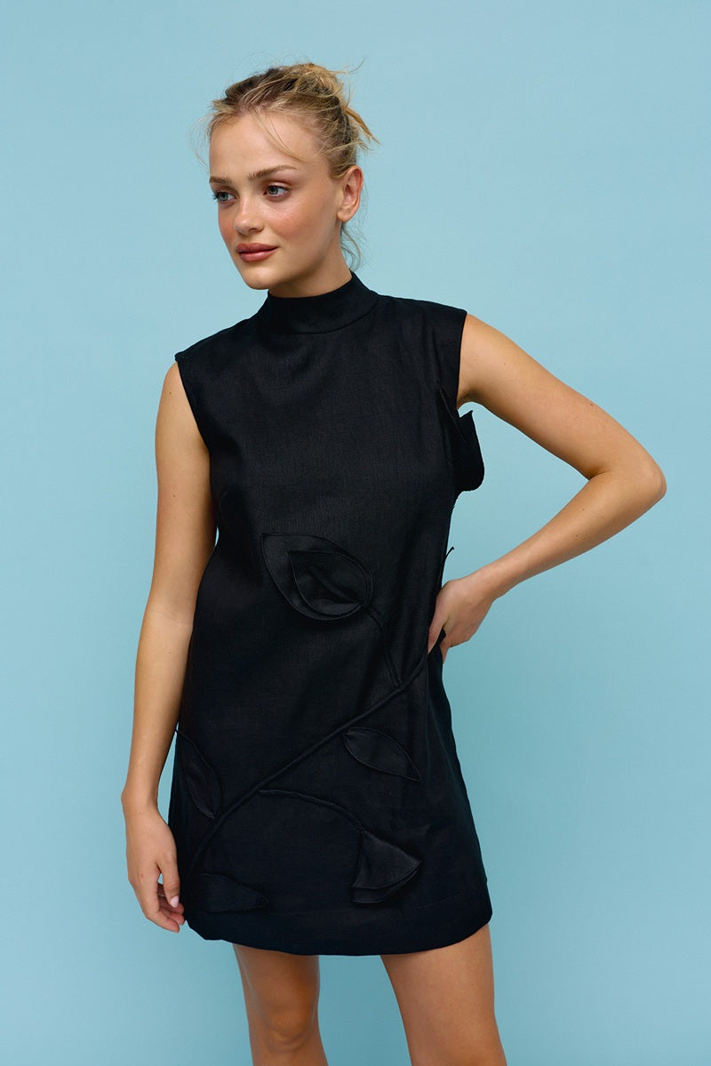 Centre Court Dress | Black