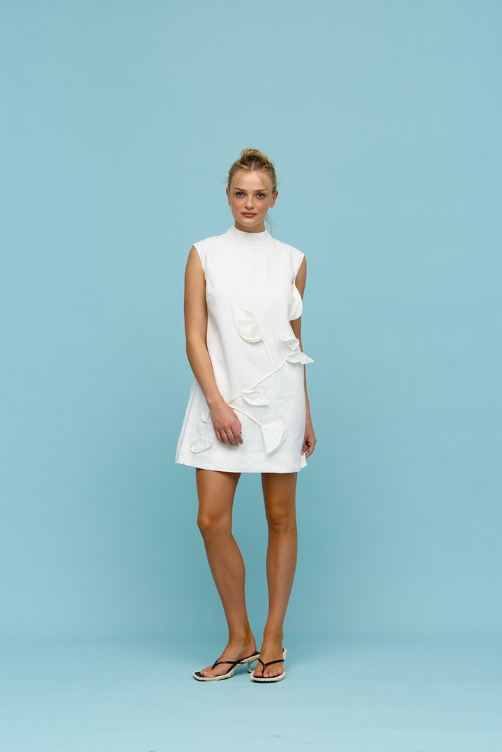 Centre Court Dress | Ivory