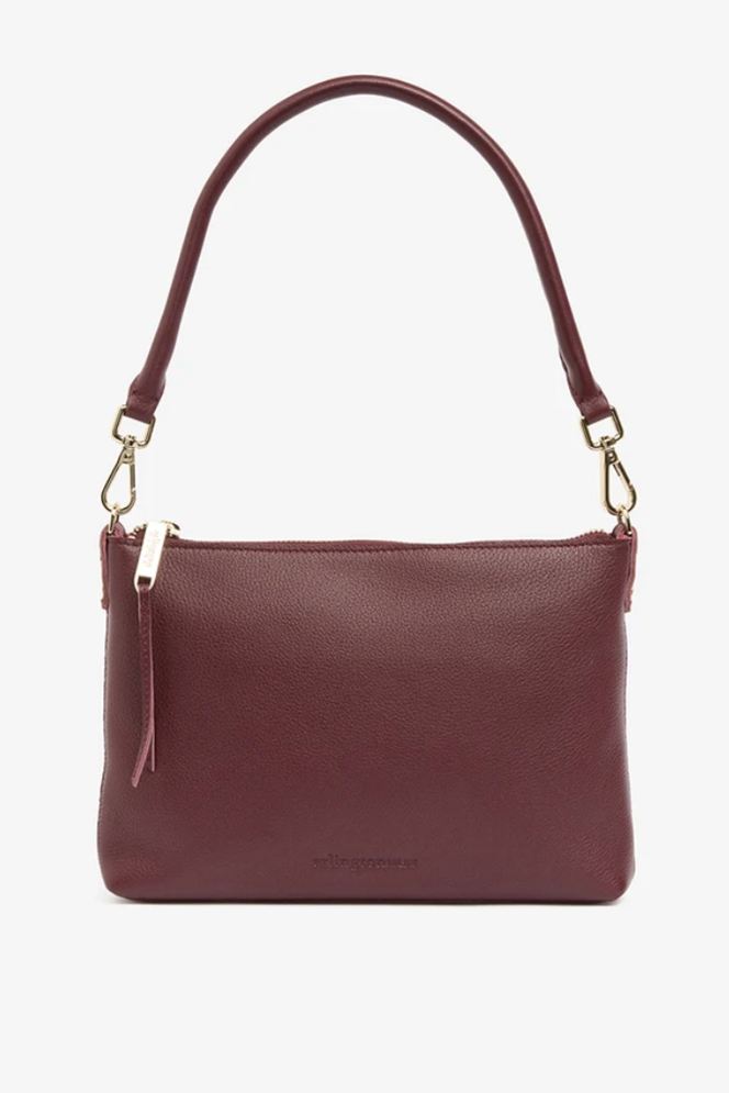 Baby Sophie Bag | Burgundy Pebble