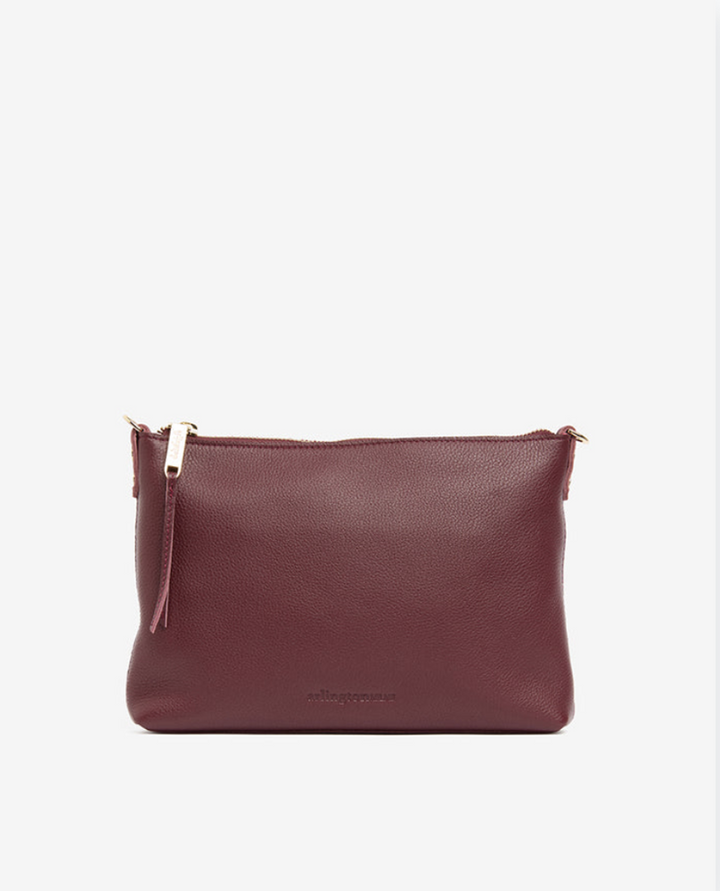 Baby Sophie Bag | Burgundy Pebble