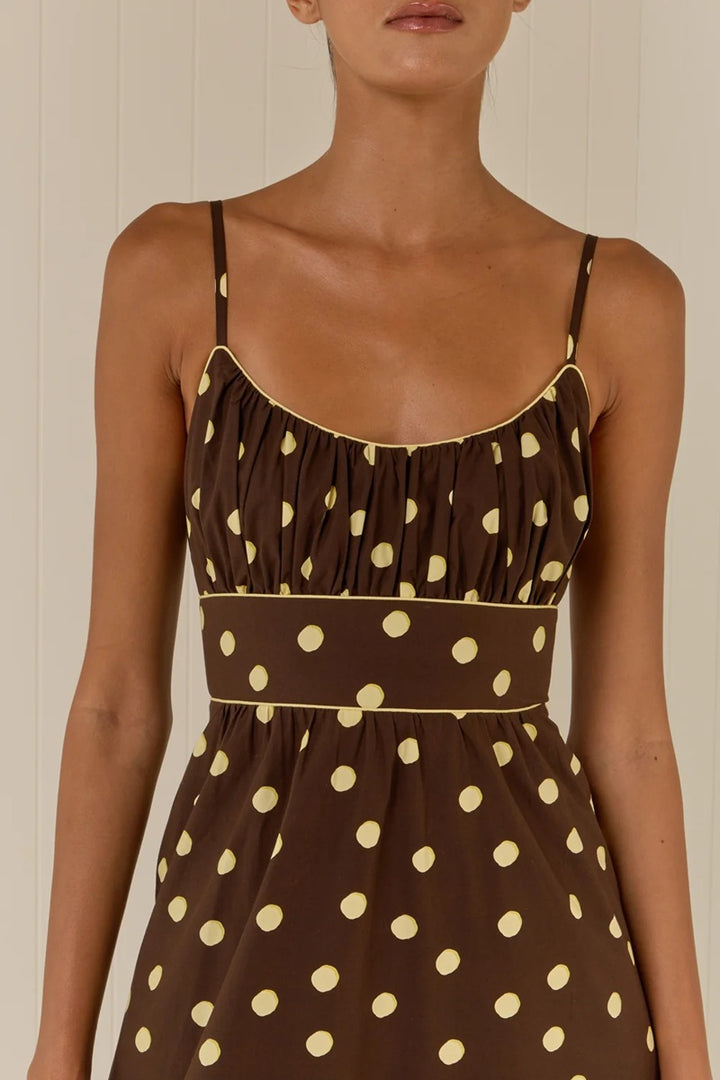 Bambi Dress | Giallo Pois