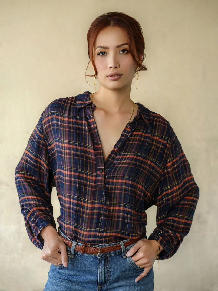 Birkin Blouse | Navy