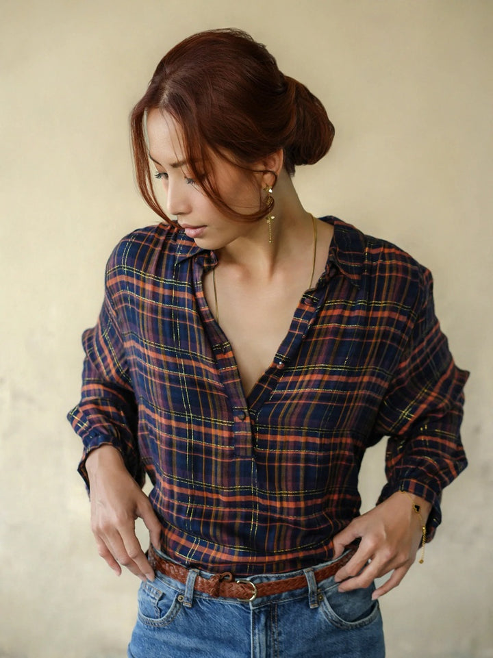 Birkin Blouse | Navy