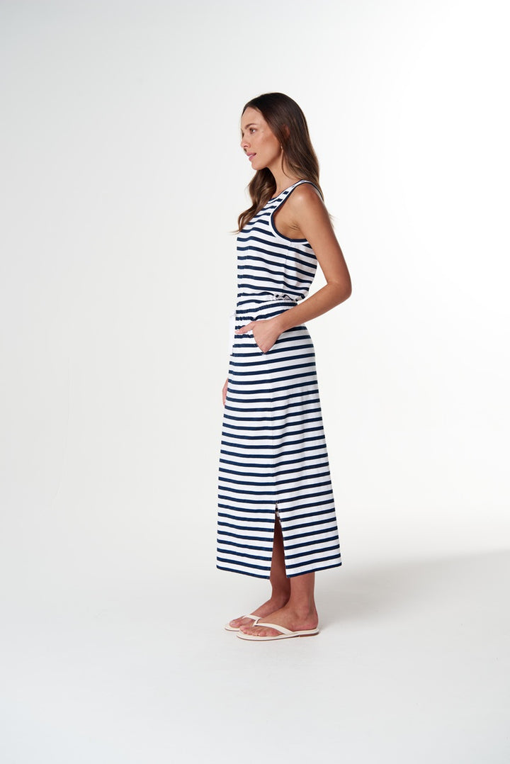 The Folk Maxi Skirt | White & Parisian C1581