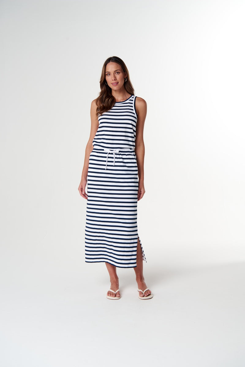 The Folk Maxi Skirt | White & Parisian C1581