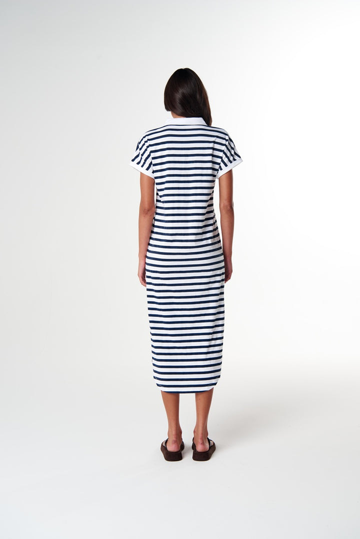 The Dreamer Polo Dress | White & Parisian C1656
