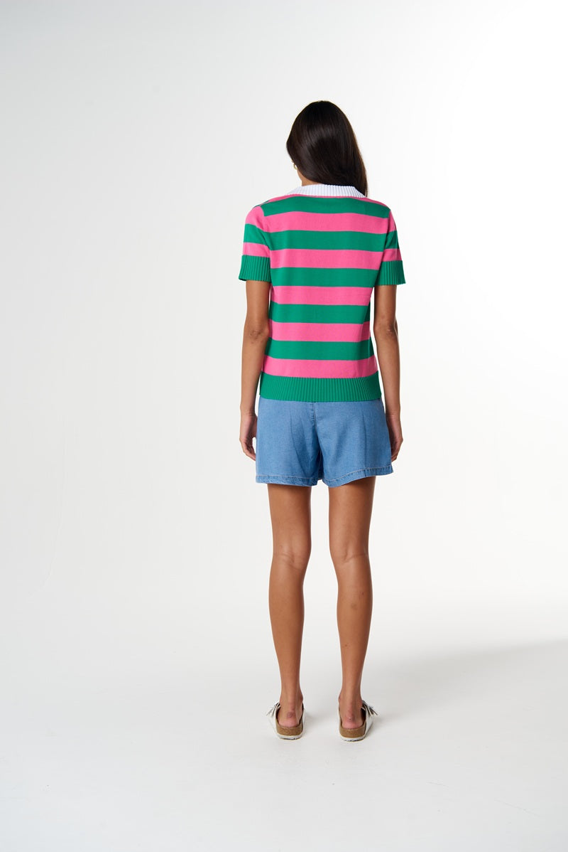 Sun Chaser Short Sleeve Polo | Mint C1854
