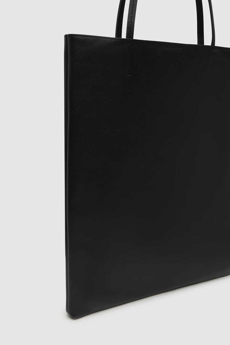 Callen Leather Shoulder Bag | Black