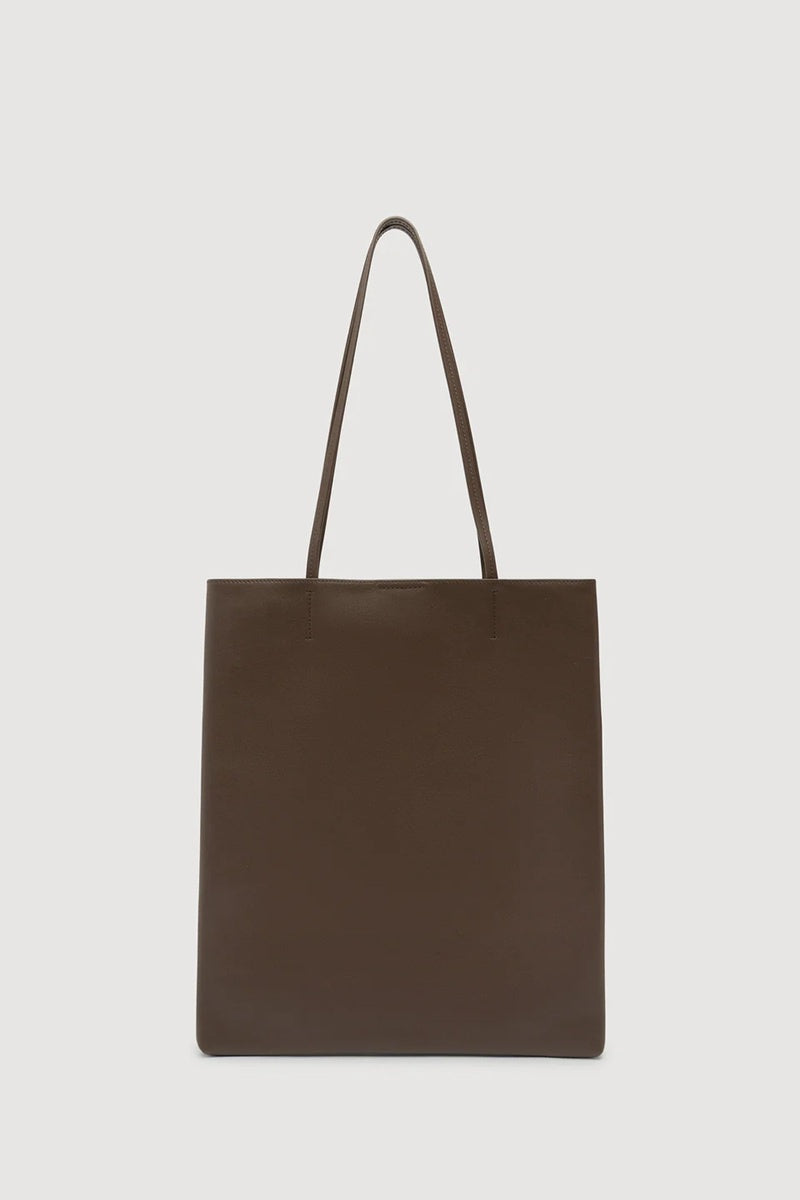 Callen Leather Shoulder Bag | Walnut