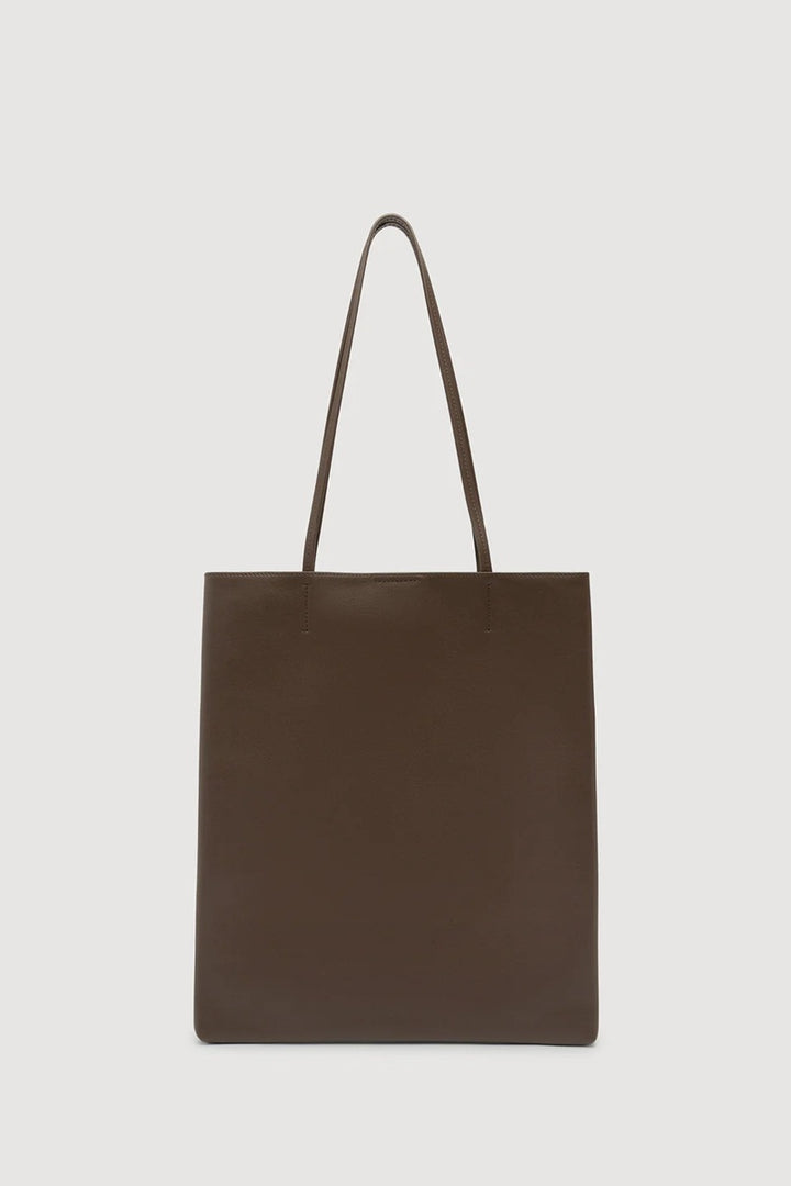 Callen Leather Shoulder Bag | Walnut