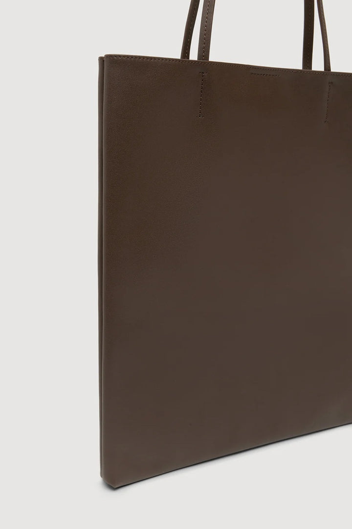 Callen Leather Shoulder Bag | Walnut