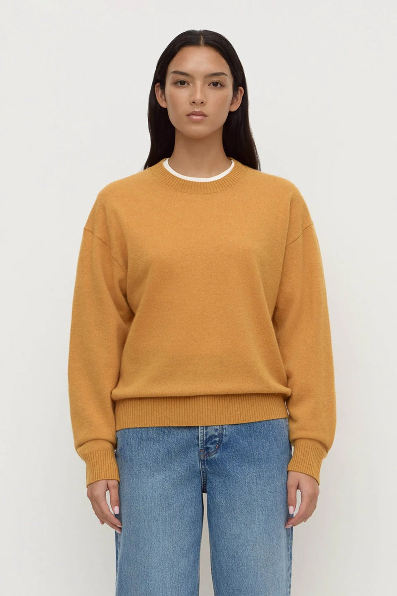 Carter Wool Sweater | Honey