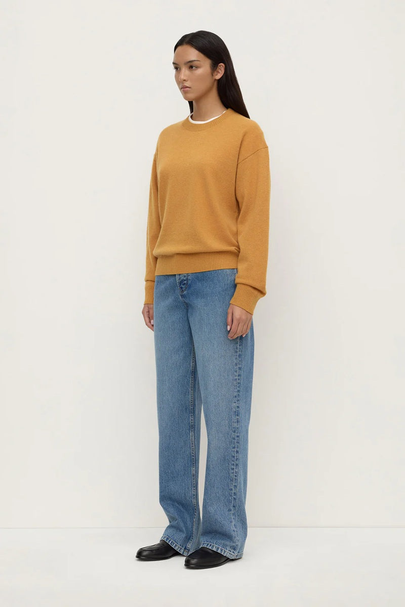 Carter Wool Sweater | Honey