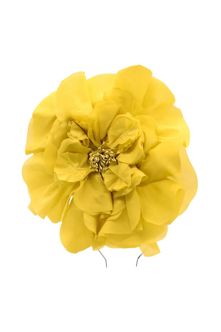 Cindy Fascinator | Yellow