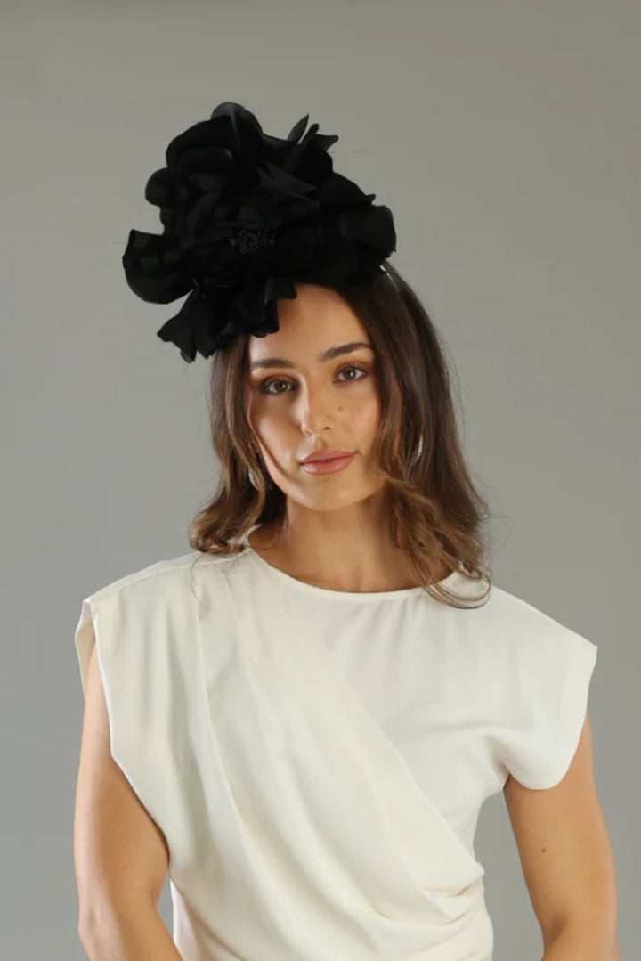 Cindy Fascinator | Black
