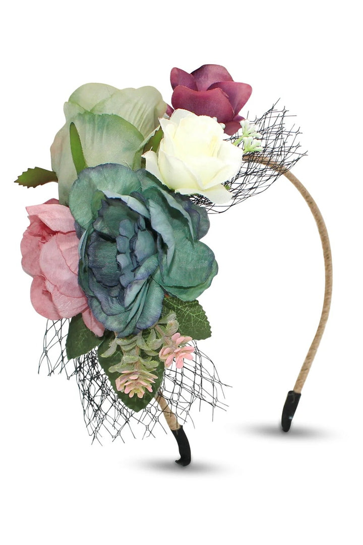 Claudia Headpiece | Blue