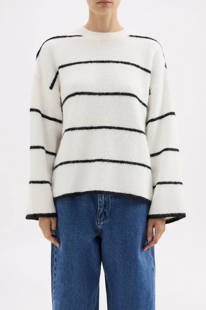 Colter Knit | Black Stripe