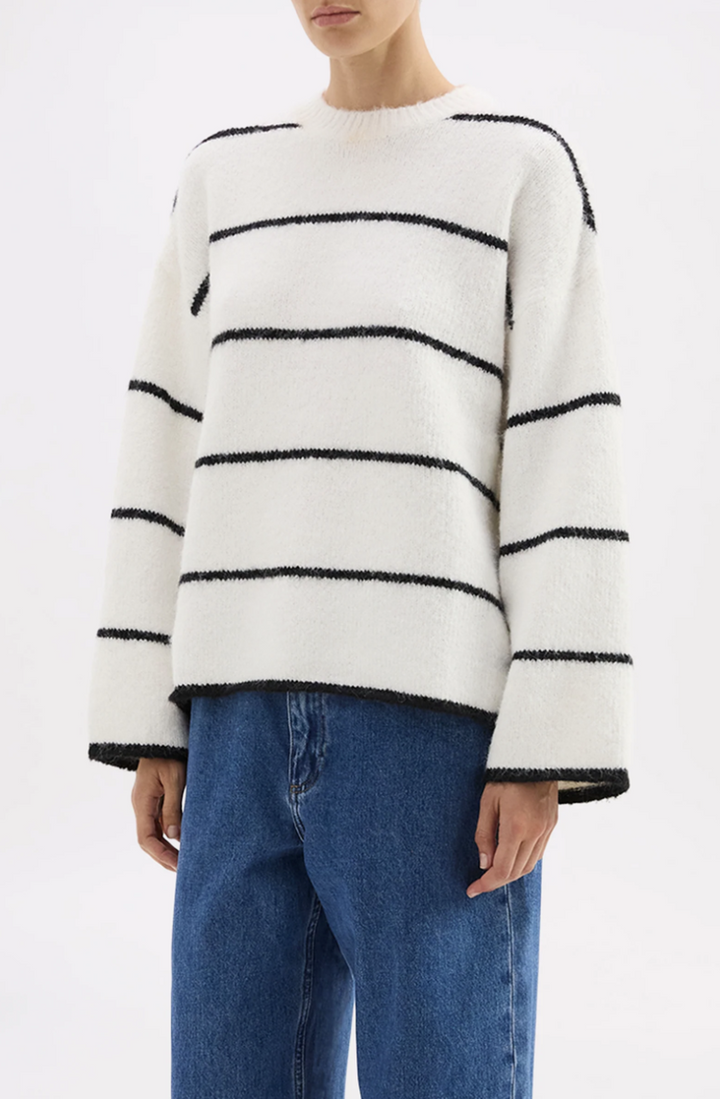 Colter Knit | Black Stripe